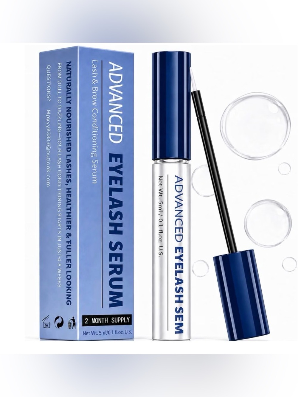 Premium Eyelash Growth Serum – Advanced Lash Enhancing Treatment for Natural